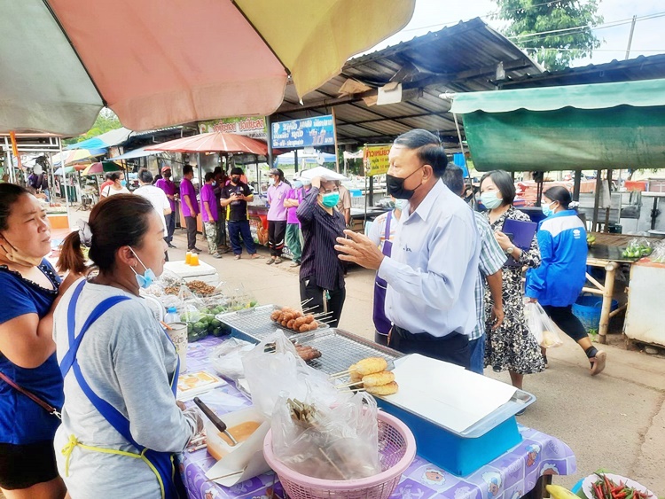 จัดระเบียบแก้ไขปัญหาเกี่ยวกับ ทางจราจร ด้านตลาดสดเทศบาลตำบลโนนหัน