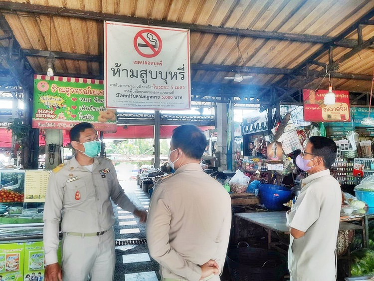สำรวจปัญหาภายในตลาดสดเทศบาลตำบลโนนหัน